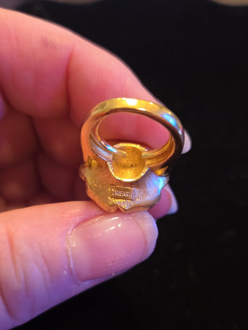 TRIFARI RING - VINTAGE - Picture 4 of 4